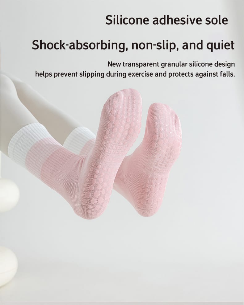 Superior Traction with Full-Sole Silicone Integration