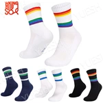 Anti-Slip Terry Mid-Calf Badminton Socks