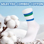Anti-Slip Terry Mid-Calf Badminton Socks