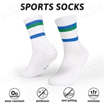 Anti-Slip Terry Mid-Calf Badminton Socks
