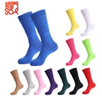 Candy-Color Long Slouch Socks