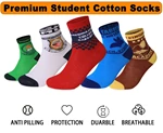 Custom School Logo Cotton Socks
