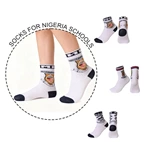 Custom School Logo Cotton Socks