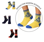 Custom School Logo Cotton Socks
