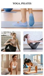 Soft Non-Slip Yoga Pilates Grip Socks