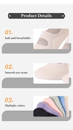 Soft Non-Slip Yoga Pilates Grip Socks