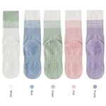 Cross-Strap Grip Pilates Yoga Socks