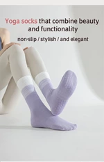 Cross-Strap Grip Pilates Yoga Socks