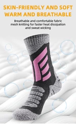 Anti-Slip Cushioned Knee High Hiking Socks