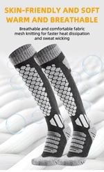 Anti-Slip Cushioned Knee High Hiking Socks