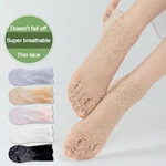 Girls Lace Ice Silk Socks