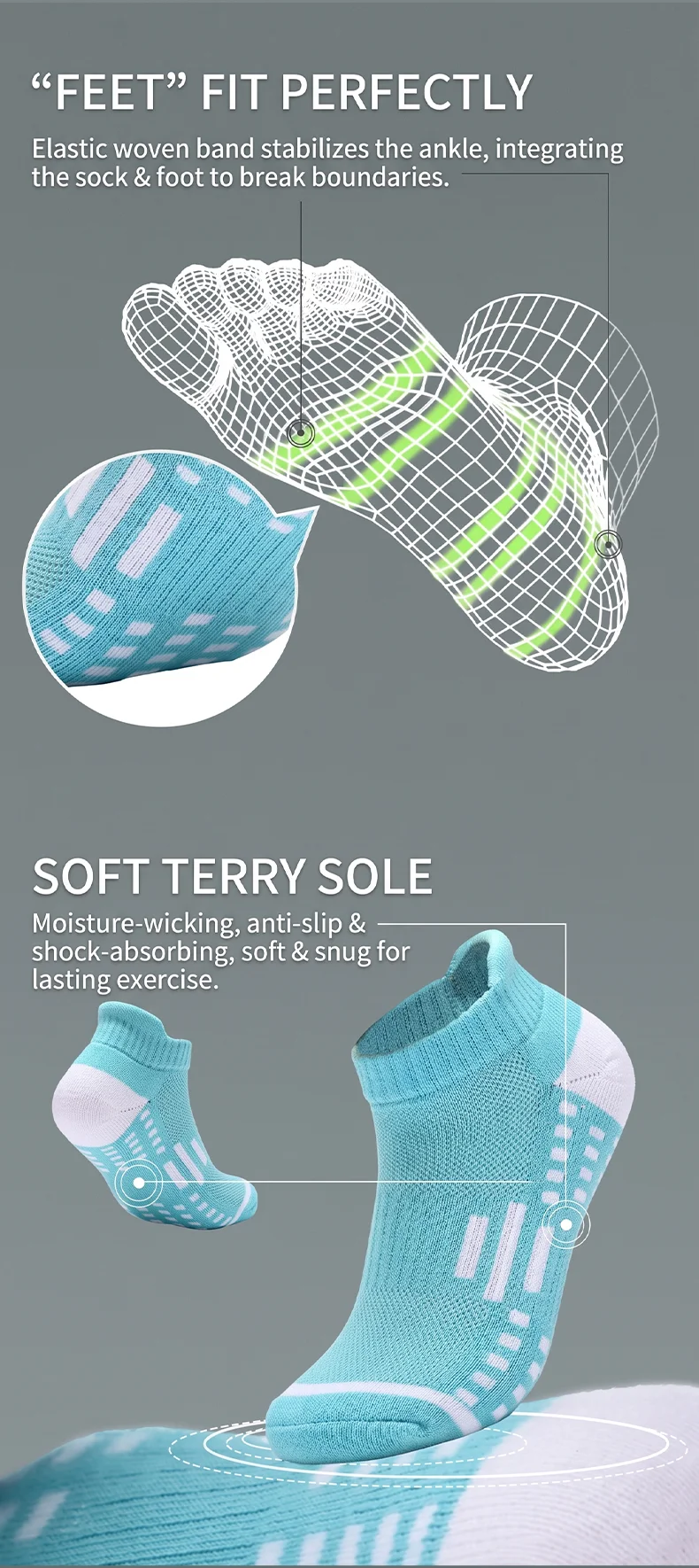 Enhanced Stability Through Anti-Slip Traction