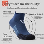 Antibacterial Quick Dry Cushioned Ankle Sport Socks