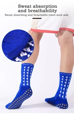 Anti-Slip Grip Football Socks