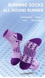 Antibacterial Massage Cushioned Running Cycling Socks