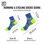 Antibacterial Massage Cushioned Running Cycling Socks