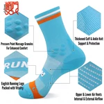 Quick Dry Nylon Running Cycling Crew Socks
