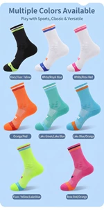 Quick Dry Nylon Running Cycling Crew Socks