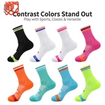 Quick Dry Nylon Running Cycling Crew Socks