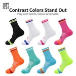 Quick Dry Nylon Running Cycling Crew Socks