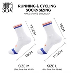 Quick Dry Nylon Running Cycling Crew Socks